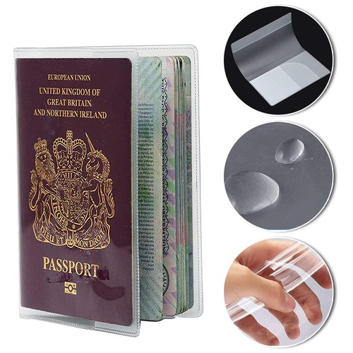 Transparent passport cover - transparent,