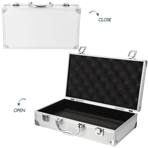 Aluminium flight carry case - aluminium,