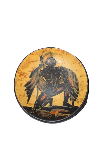 Vintage greek pottery - vintage, plate