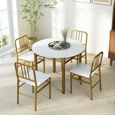 5 SET Dining Table Set Round
