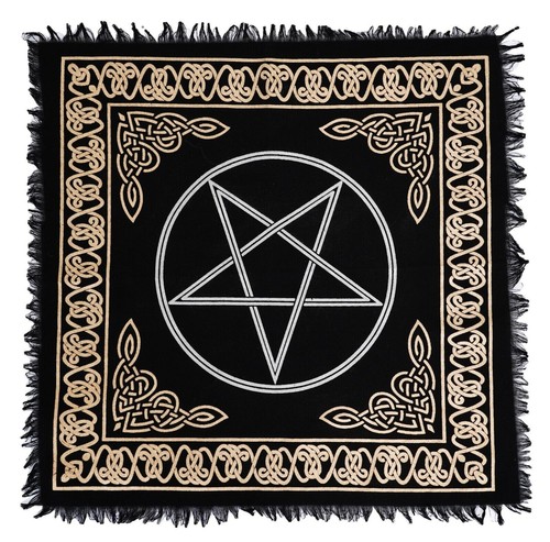Pagan pentacle altar - pagan, cloth