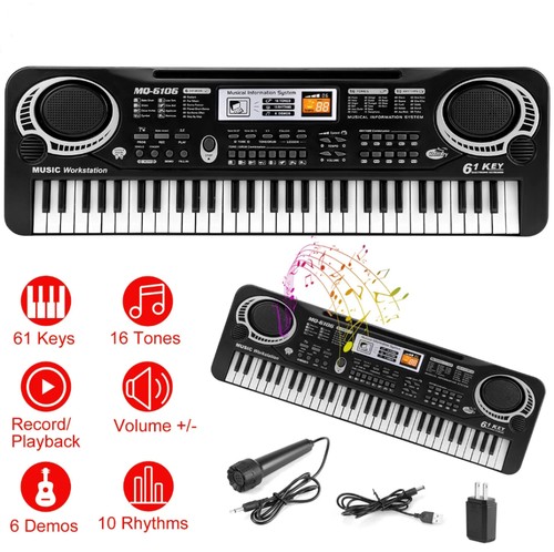 Key electric piano with - 61,