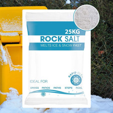 White Rock Salt De Icing Gritting, Defrost Ice & Snow Path, Steps Driveway, Road