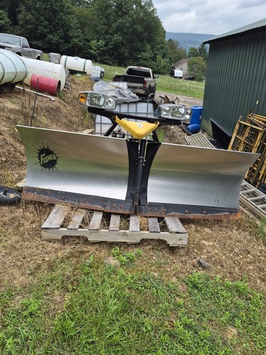 Snow plow fisher - snow,