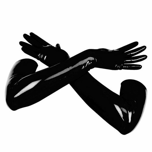 Long latex rubber slimline - long,