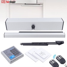 Electric Swing Door Opener Set Automatic Door Closer Kit W/ Remote Controller