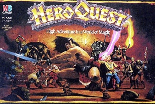 Vintage 1989 heroquest board - 1989,