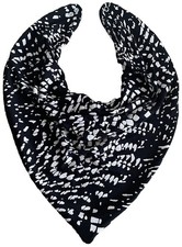 Adult Dribble Bib Special Needs Black/White Random Bandana Bib Neckerchief Drool