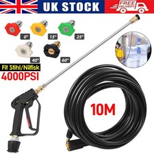 Pressure Washer Quick Release Gun Lance Wash Nozzles +10M Hose for Stihl/Nilfisk
