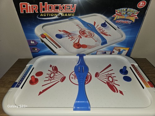 Air hockey table - top, game