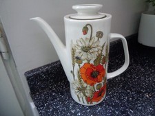 VINTAGE MEAKIN STUDIO POTTERY POPPY  COFFEE POT