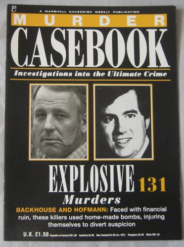 Murder casebook magazine issue - murder,
