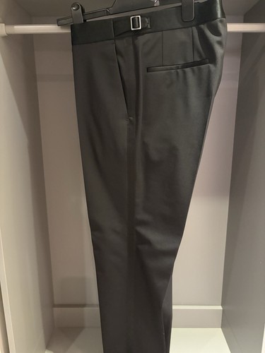 Boss black tuxedo trousers - black, 32