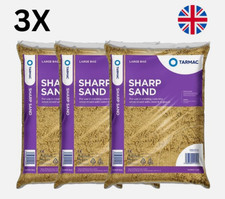 3 x Tarmac Sharp Sand 25KG