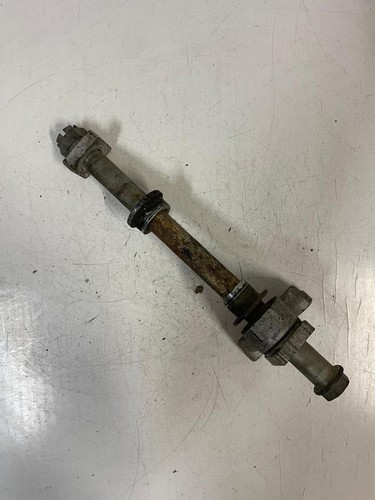 Rear wheel axle with - , caliper