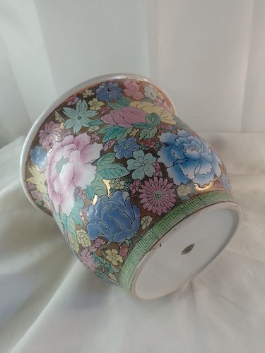 Chinese ceramic plant pot - plant,