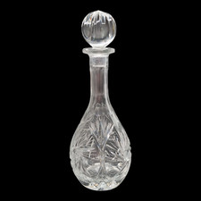 Vintage Glass Decanter Crystal