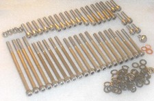 Yamaha XVS125 XVS250 DragStar 2000-04 Engine Covers Stainless Allen Bolt Kit 57x