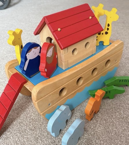 Wooden noah ark playset - noah’s,