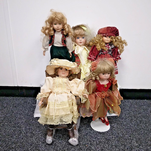 Collector porcelain dolls - collector's,