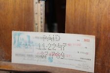 Vintage 1947 Cancelled Check