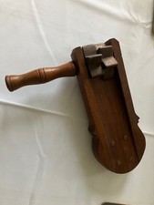 Vintage wooden football rattle - vintage,