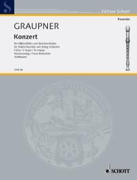 Graupner concerto recorder - f,
