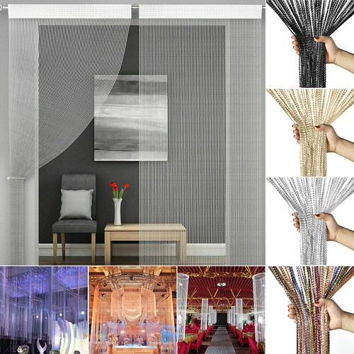 Hanging beaded room divider - beaded,