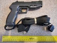 SONY PLAYSTATION 1 2 PS1 PS2 LIGHT GUN PISTOL BLASTER GAME CONTROL Black G-Con