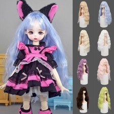 Dolls Long Curly Hair Wig for