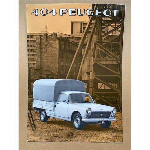 Peugeot 404 truck - 404, brochure