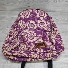 Billabong Rucksack Backpack Purple Floral Hiking Walking Skating School Bag