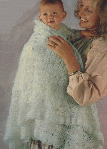 Baby lacy shawl knitting - shawl,