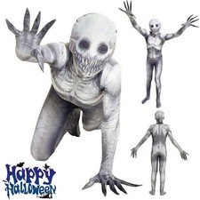 Morph suits The Rake Monster Urban Legend Kids Halloween Fancy Dress Costume new