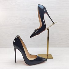 Christian Louboutin So Kate 120 Black Patent Leather EU 38.5 UK 5.5 US 8.5 Heels