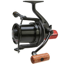 Daiwa Basia Custom Reel DCR6 - TFT Exclusive - Black Reel Wooden Handle Reel