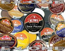 KIWI SHOE POLISH KIWI LEATHER CARE SHOES BOOTS SHINES RENEWS WORLD FAMOUS BRAND