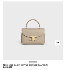 CELINE Teen Nino Bag Beige