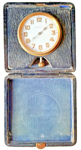 Swiss day travel clock - travel,