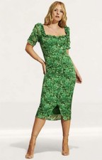 Hope & Ivy Womens Green Midi Dress RRP £145