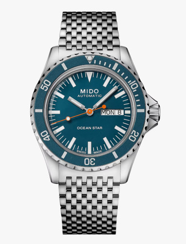 Mido ocean star tribute blue - star,