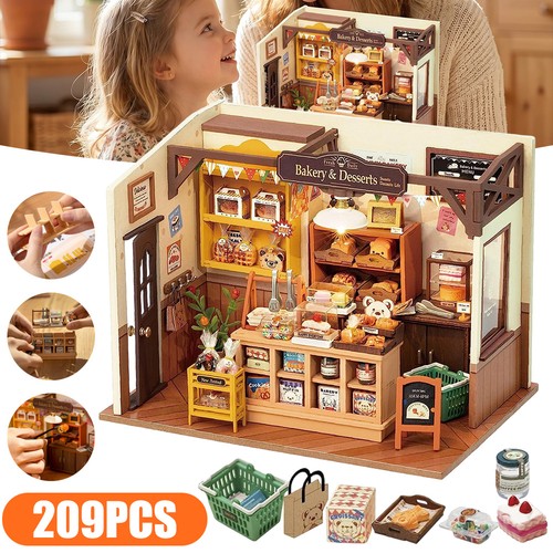 Mini dollhouse kit diy - diy, 3d