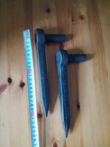 Antique iron hinge - 🇬🇧,