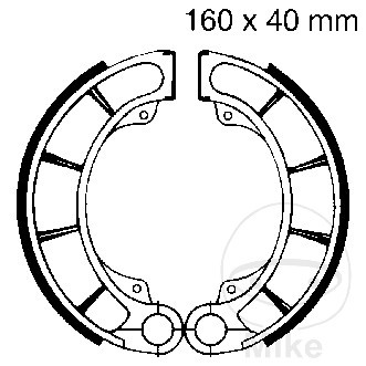 Ebc spring brake shoes altn - spring,