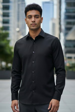 Black Formal Shirt Men's UK