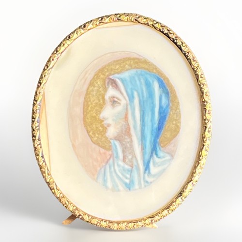 Vintage miniature painting - miniature, of