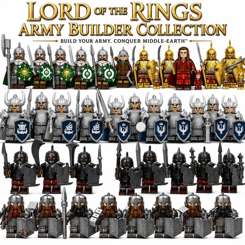 Lotr army builder minifigures - lotr,