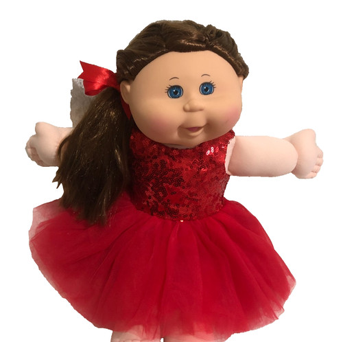 Doll clothes dress - doll, 14"in