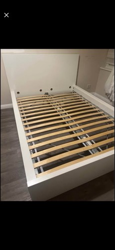 Ikea malm double bed frame - malm,