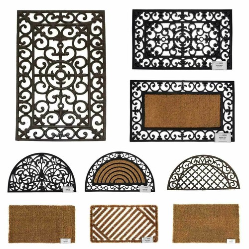 Coir rubber door mat - rubber, indoor